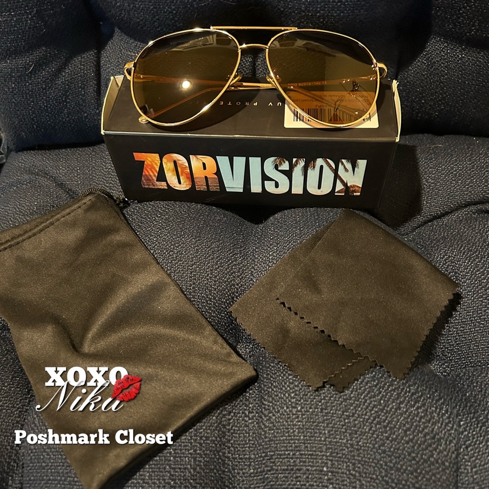 ZORVISION Polarized Sunglasses Men and Women Lightweight  Aviator Sunglasses